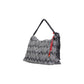 Blue Cotton Handbag