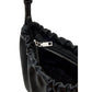 Black Polyester Handbag