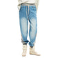 Light Blue Cotton Mom Jeans