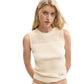 Beige Cotton Tank Tops