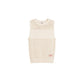 Beige Cotton Tank Tops