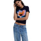Blue Cotton T-Shirt