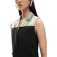 Black Polyester Midi Dress
