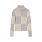 Beige Viscose Turtleneck