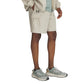 Beige Polyester Bermuda Shorts