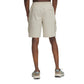 Beige Polyester Bermuda Shorts