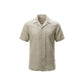 Beige Linen Shortsleeve Shirt