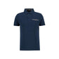 Blue Cotton Polo Shirt