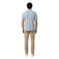 Blue Cotton Polo Shirt