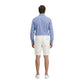 White Linen Bermuda Shorts