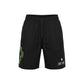 Black Cotton Bermuda Shorts
