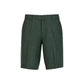 Green Linen Bermuda Shorts