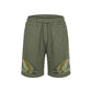 Green Cotton Bermuda Shorts