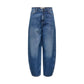 Blue Cotton Mom Jeans