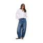 Blue Cotton Mom Jeans