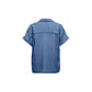Blue Lyocell Shortsleeve Shirt