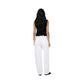 White Cotton Mom Jeans
