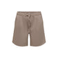 Beige Recycled Polyester Bermuda Shorts