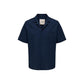 Blue Cotton Shortsleeve Shirt