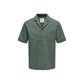 Green Cotton Shortsleeve Shirt