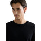 Black Cotton Sweatshirt