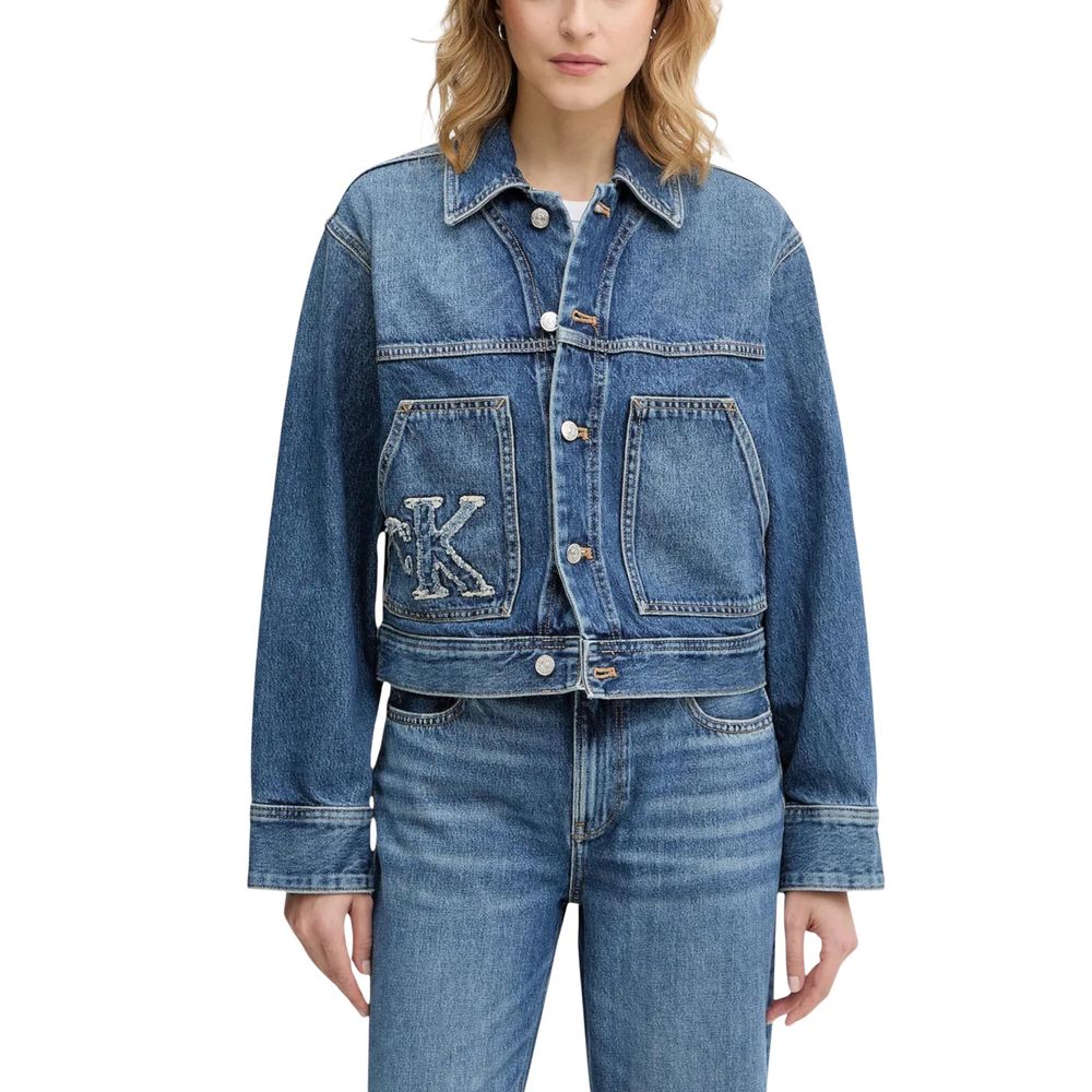Blue Cotton Denim Jacket