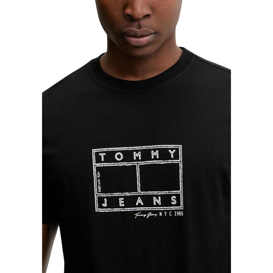 Black Recycled Cotton T-Shirt