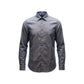 Blue Polyester Dress Shirt