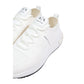 White Polyester Athletic Sneakers
