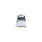 Black And White Polyester Athletic Sneakers