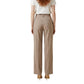 Beige Viscose Dress Pants