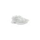 White Recycled Polyester Athletic Sneakers