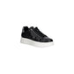 Black Polyethylene Platform Sneakers
