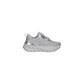 Silver Polyester Chunky Sneakers