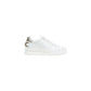 White Polyethylene Platform Sneakers