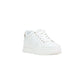 White Polyethylene Platform Sneakers