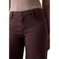 Brown Lyocell Flared Pants