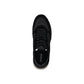 Black Polyester Athletic Sneakers