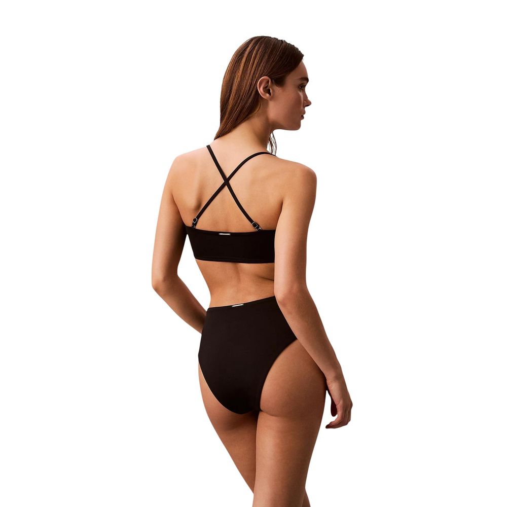 Black Elastane Bikini
