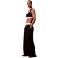 Black Cotton Bottoms Sleepwear