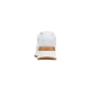 White Artificial Leather Athletic Sneakers