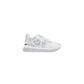 White Artificial Leather Chunky Sneakers