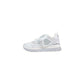 White Artificial Leather Chunky Sneakers