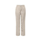 Beige Viscose Casual Pants