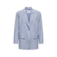 Blue Polyester Blazer