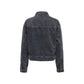 Black Cotton Denim Jacket