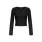 Black Viscose Sweatshirt