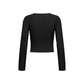 Black Viscose Sweatshirt