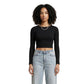 Black Viscose Sweatshirt