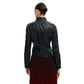 Black Polyethylene Leather Jacket